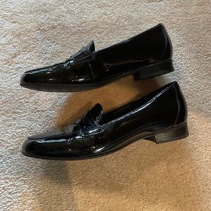 Clarks patent leather